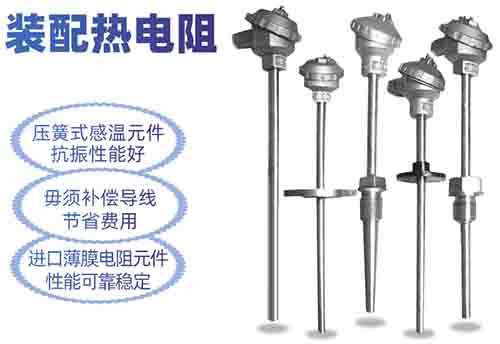 法蘭式熱電阻,活動卡套抗震耐磨工業型溫度計